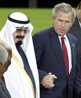 Bush and Saudi friend.