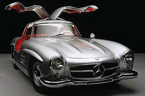 mercedes 300 sl gull wing coupe Dog Bless Us One And All